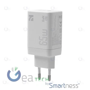 NCC Cargador De Red 65W USB-A+C+C Cargador Rápido POWER C101-065-EU Blanco - Imagen 1 de 1