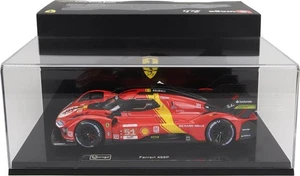 RARO DISTRIBUIDOR ¡EXCLUSIVO! Ferrari 499P #51 Ganador 2023 Le Mans en escala 1:18 con Disp - Imagen 1 de 2