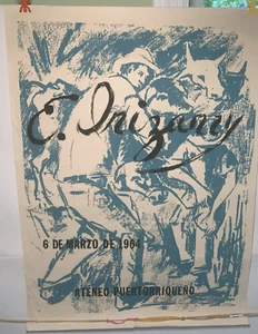 Poster/Cartel E. Irizarry Ateneo Puertorriqueño 1964 - Picture 1 of 14