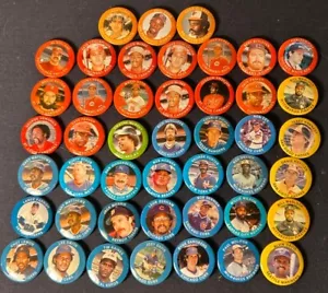 1984 Fun Foods Baseball Buttons Partial 45Button-Pin Set Sandberg, Murray, Fisk - Picture 1 of 5