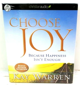Choose Joy Kay Warren CD Set Christian Audio Happiness Isn't Enough 2012 NEW - Picture 1 of 5