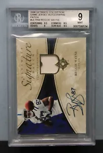 2006 UPPER DECK ULTIMATE SIGNATURE # ULT-RW Reggie Wayne BGS 9 MINT # 0007599534 - Picture 1 of 2