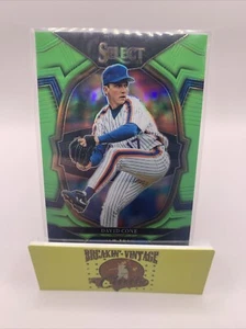 2023 Select Baseball #32 David Cone NEON GREEN PRIZM #10/75 New York Mets Card - Picture 1 of 3