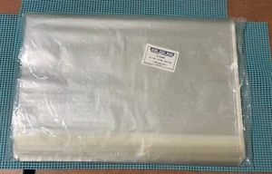 100 Resealable 16" x 20"  Clear 1.5 MIL Poly bags - new sealed package - Picture 1 of 3