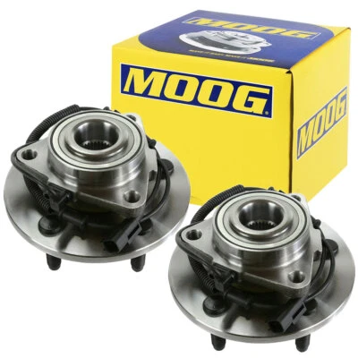 Conjunto de cojinete de cubo de rueda delantera Moog para Dodge Ram 1500 2009-2011 2 piezas Foto 1 de 4
