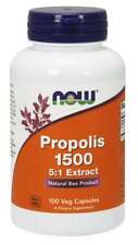 Now Foods PROPOLIS 1500, 100 veg capsules Non-GMO Natural Bee Pollen