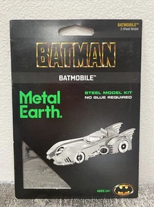 Fascinations Metal Earth Batman 1989 Batmobil 3D lasergeschnittener Stahl zum Selbermachen Modellbausatz - Bild 1 von 2