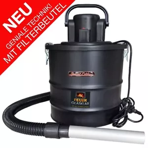 FEUERGLASKLAR Asche-SAUBER-Sauger – Asche entleeren - Filterbeutel - staubfrei! - Bild 1 von 17
