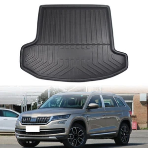 Cargo Liner Boot Tray Rear Trunk Cover Mat Floor For SKODA Kodiaq 7 Seat 2017-19 - Picture 1 of 11