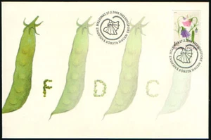 Finland FDC 2008 Sweet Pea, Mint - Picture 1 of 1