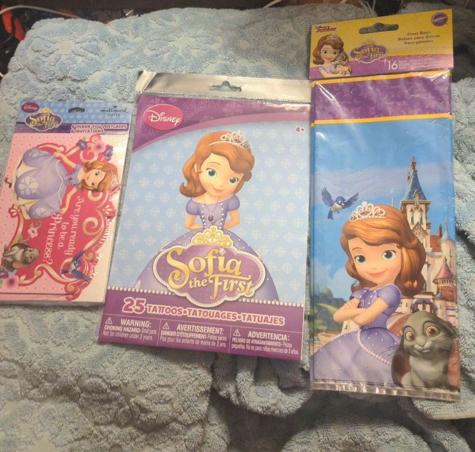 Disney Sofia the First Combo Invitations & Thank You cards Party Supplies 16