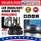 New 9006 Combo Led Headlight 240W 30800Lm High/Low Beam 6000K White 4 Bulbs Kit