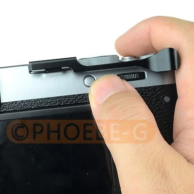 Black Long Thumb Up Grip for Fujifilm X-100T X-M1 X-30 X-A2 X-A1 X100F - Image 1 of 4