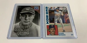 Topps Baseball 150 Years Greatest Seasons - Lou Gehrig - and Wade Boggs Topps - Bild 1 von 5