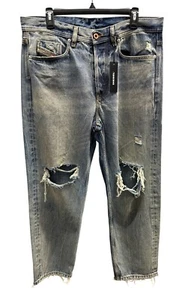 NEW Diesel Dagh Destroyed Regular Straight Leg Jeans 32 - Picture 1 of 4