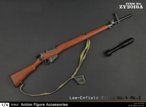 1/6 WWII British Army Rifle NO4MKI Rifle Model For 12"Action Figure Soldier Toy - Picture 1 of 5