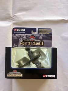Vintage Nuovo 2002 Corgi Fighter Scramble pressofuso Hawker Hurricane RAF CS90069 NOS - Foto 1 di 2
