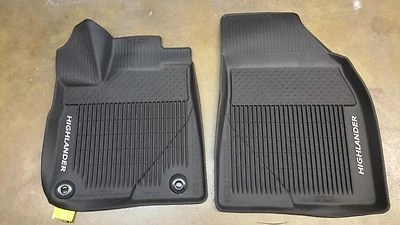 Juego de 3 revestimientos de piso originales OEM para todo tipo de clima Toyota Highlander 2014-2019 Foto 1 de 4