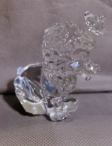 Vtg 1994 GERMANY PRINCESS HOUSE 24% LEAD CRYSTALFIGURINE Rocking Lion Crown #826 - Picture 1 of 5