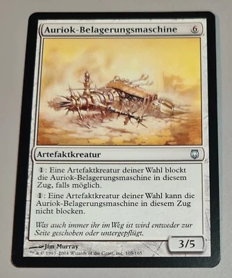 Auriok-Belagerungsmaschine # 105/165 MTG Nachtstahl 2003 N.Mint to Mint Vintage - Bild 1 von 3
