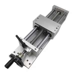 CNC Linear Stage Actuator 200mm Manual Sliding Table Ballscrew Rail Slide Module - Picture 1 of 15