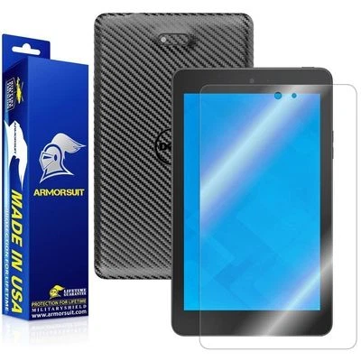 ArmorSuit Dell Venue 8 (2014) Screen Protector + Black Carbon Fiber Skin USA - Image 1 of 4