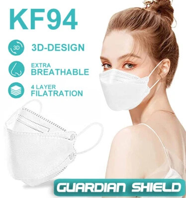 KF94 3D Foldable Mask Disposable Respirator Face Masks 4 Layers Altern to KN95 - image 1 of 4