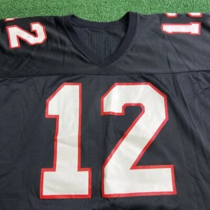 Vintage Champion NFL Atlanta Falcons #12 Black Football Jersey 52 - Picture 1 of 10