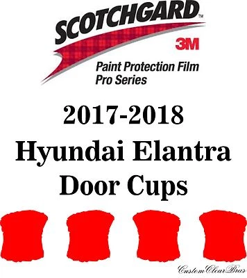 Защитная пленка 3M Scotchgard серии Pro подходит для Hyundai Elantra 2017 2018 годов выпуска - Изображение 1 из 3