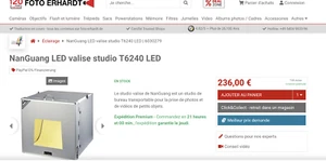 Studio photo à LED en valise NanGuang T6240 LED - Photo 1/3