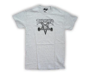 Thrasher Magazine Skate Goat Heather Grey Skateboard T-Shirt