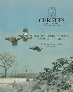 CHRISTIE'S LONDON Bird in Art Wildlife Auction Catalog 1989 - Picture 1 of 1