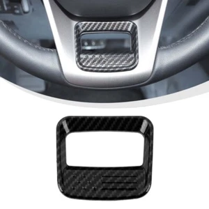 Carbon Fiber For Ford Bronco 2021+ Steering Wheel Small Decor Trim Cover Molding - Picture 1 of 9