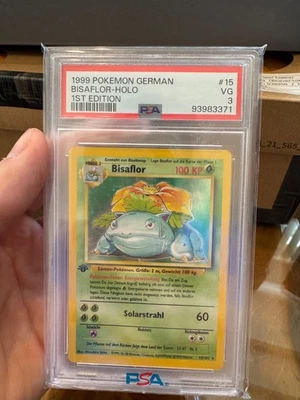 Venusaur 015/102 Base Set Holo (German Bisaflor) - Image 1 of 3