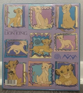 Carpeta cuaderno vintage años 90 DISNEY EL REY LEÓN Trapper Keeper - Imagen 1 de 20