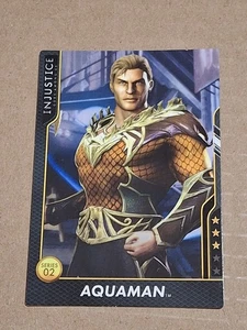 2017 AQUAMAN INJUSTICE CARD #59/110 SUPERMAN AQUA MAN - Picture 1 of 2