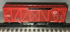 Marx Missouri Pacific Mopac I-GN 54099 Operating Cattle Car Red Type F Trucks - Picture 1 of 13