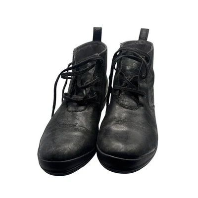 BOGS Carrie Chukka Negro Impermeable Cuero Botines Mujer’s 8 Botines Encaje Foto 1 de 4