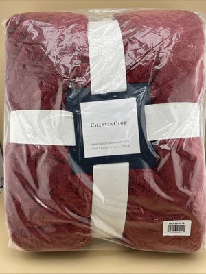 Charter Club 100% Embossed Sherpa Throw, 50 x 60 in BRAND NEW! - Image 1 of 4