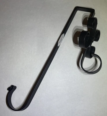 Gancho para guirnalda Longaberger sobre la puerta metal negro hierro forjado Foto 1 de 4