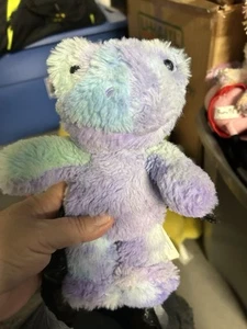 Build a Bear Tie Dye Frog Hoppy Swirls Plush Blue Purple Buddy Smallfry 9” - Picture 1 of 1