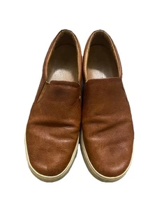 Frye Brett Leather Slip On Loafer Sneaker Shoe Casual Brown Men Size 7.5 - Picture 1 of 6