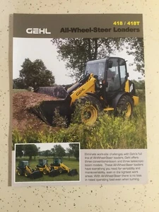 GEHL ALL-WHEEL-STEER LOADERS SINGLE SHEET 2002 Sales Brochure - Picture 1 of 2