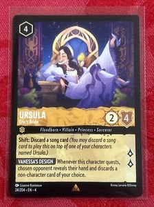 Disney Lorcana - Ursula’s Return - Ursula - Eric's Bride - 24/204 - Picture 1 of 7