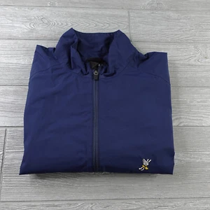Zero Restriction Winged Foot Golf Club Full Zip Short Sleeve Jacket Men's Medium - Picture 1 of 9