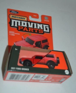 MATCHBOX 2024 MOVING PARTS - 2021 FORD BRONCO RED - Picture 1 of 4