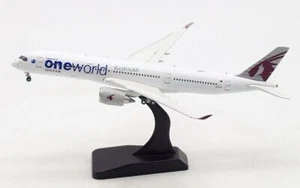 Modellino aereo pressofuso 1:400 JC WINGS QATAR AIRWAYS ONE WORLD AIRBUS A350-900 - Foto 1 di 12