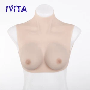 IVITA Transgender Brustprothese Crossdressers Brüste D Cup Silikonbrüste - Picture 1 of 11