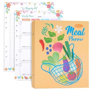 Weekly Planner Notebook-Total 324Pages Binder Design,To Time Management(Yellow) - Picture 1 of 18