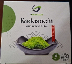 GREENLAXY Kadosachi Green Caviar of the Sea 6 packs x 20g new - Picture 1 of 2